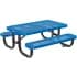 Expanded Metal Kids Height Picnic Tables