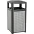 Perforated Steel Decorative Trash Cans